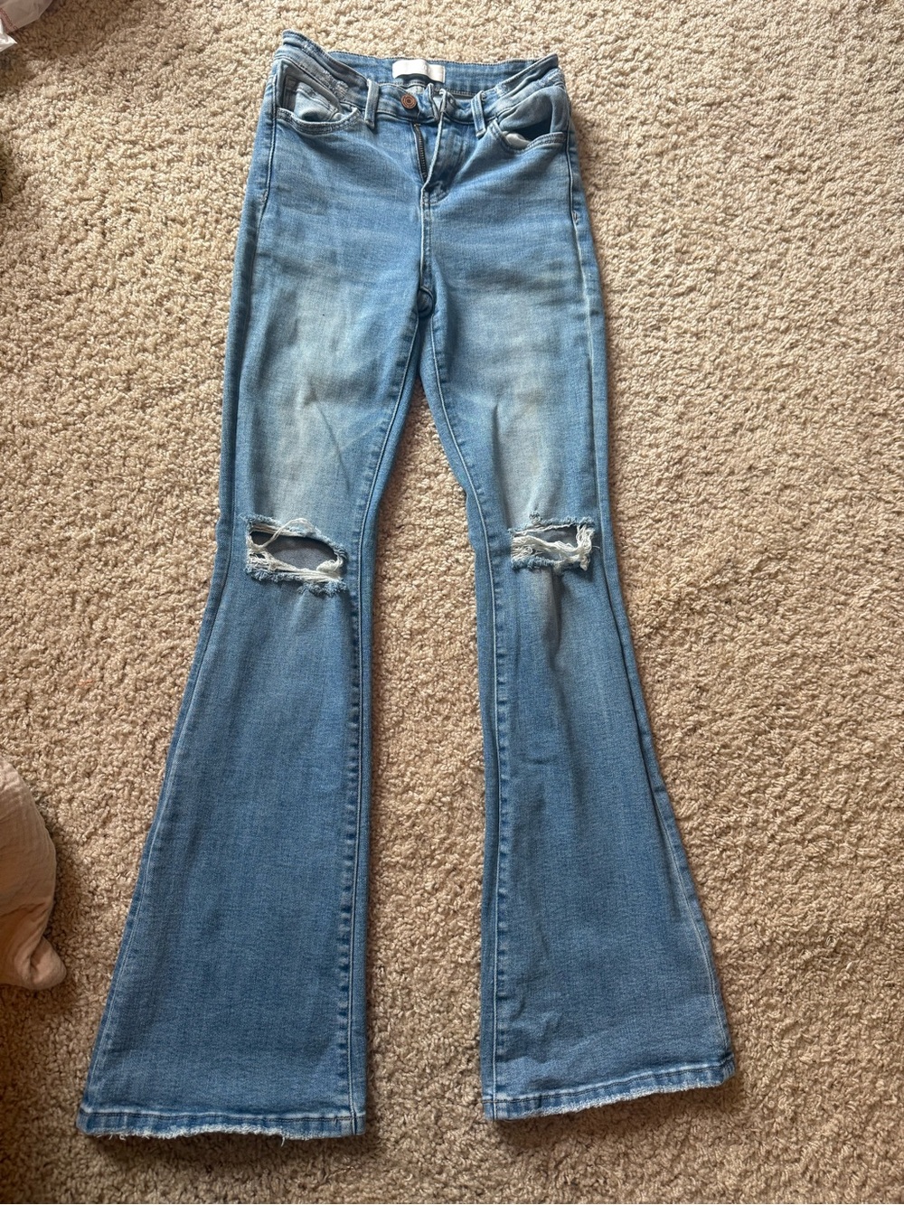 Women's Light Blue Flare jeans